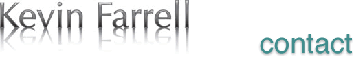Kevin Farrell - Contact Page Header Image